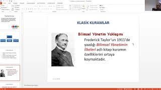 Türk Eğitim Sistemi ve Okul Yönetimi/yönetim ve yönetim kuramları