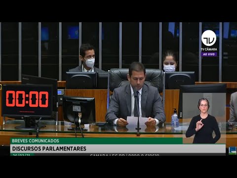 Plenário - Breves Comunicados - Discursos parlamentares - 26/02/21