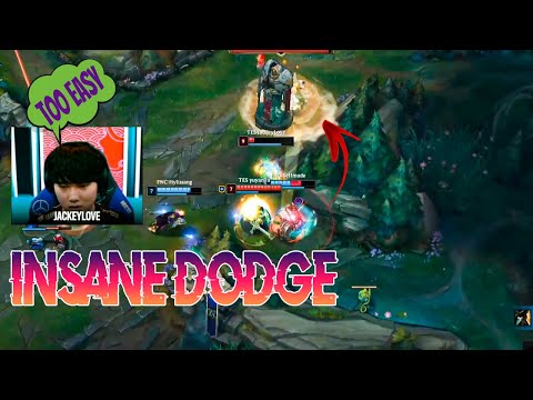 Jackey Love Insane Dodge ❗ TES vs Fnatic