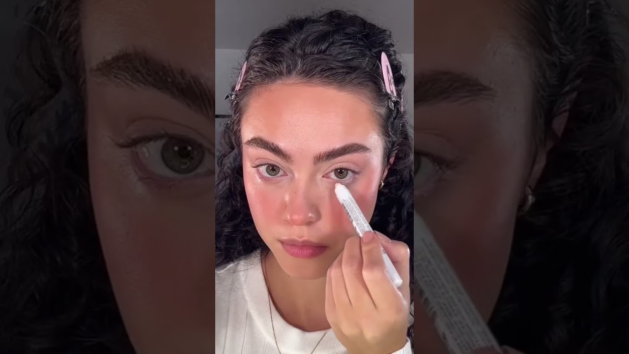 Trying the VIRAL COLD GIRL MAKEUP look ❄️🫣