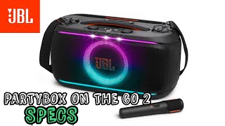 Video thumbnail for JBL Partybox On The Go 2 | Key Features and Specs by HQ AUDIO Exchange