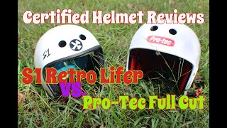 S1 Retro Lifer vs. Pro-Tec Full Cut.  Watch this before you buy!