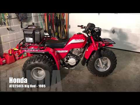 1985 Honda ATC250ES Big Red - Walkaround - Mods - Upgrades - Review