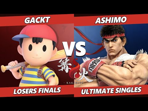 Kagaribi 7 Losers Finals - Ashimo (Ryu) Vs. Gackt (Ness) SSBU Ultimate Tournament