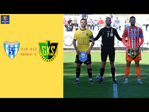 Skrót meczu Flota Świnoujście 2 - 2 karne 5 - 3 GKS Jastrzębie | Puchar Polski