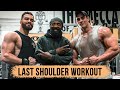 CHARLES GLASS | LAST SHOULDER WORKOUT BEFORE QUARANTINE |