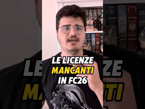 LE GRANDI ASSENTI: quali squadre italiane non ci sono in FC 26? #shorts
