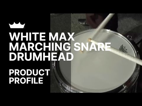 White Max Marching Snare Drumhead | Remo
