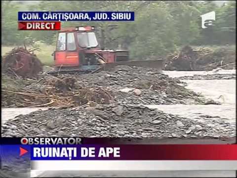 Codul galben de ploi in localitatile sibiene Arpasu si Cartisoara 12 IUNIE 2011