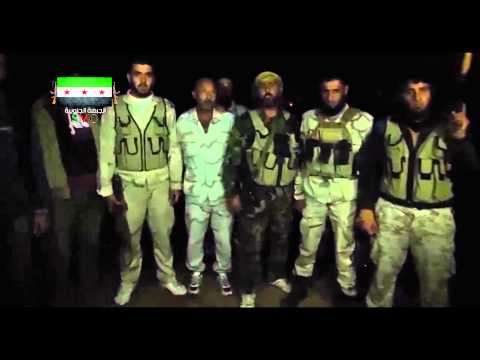 بيان إعلان السيطرة على معبر نصيب الحدودي بريف درعا من قبل تحالف صقور الجنوب