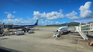 ANA safety video before take off. Nov 2025. Ishigaki to Osaka Kansai. 