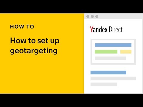 How to set up geotargeting