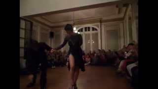 Jimena Hoeffner y Fernando Carrasco saludo en la Milonga Solidaria JugarxjugarSolidariamente