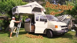 Ein DACHZELT auf unserem VW BUS - VW T4 CAMPER AUSBAU F.19