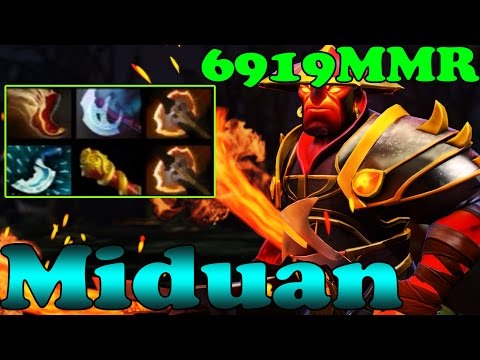Dota 2 - Miduan 6900 MMR Plays Ember Spirit Vol 1# - Ranked Match Gameplay!
