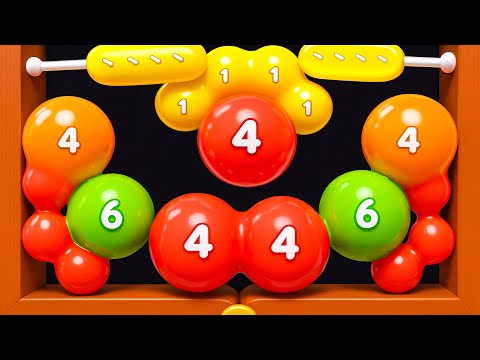 Melty Bubble 👁️‍🗨️ vs Merge Word Letter Puzzle 🧩 – Jelly 2048 Ball New Update Gameplay (Android/iOS)