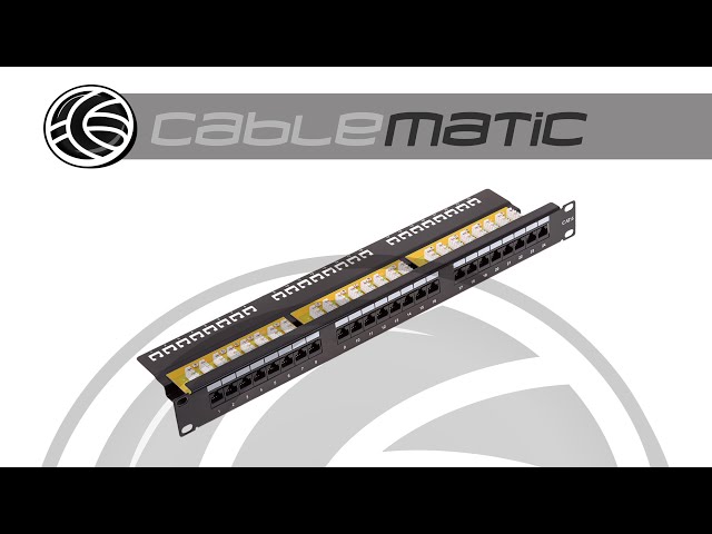 Vídeo relacionado con deleyCON 10x 0,5m CAT6 Juego de Cables de Red - Corto 50cm U-UTP RJ45 CAT-6 LAN Cable Patch Cable Ethernet DSL Switch Router Módem Repetidor Patch Panel - Negro