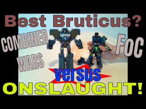 Best Bruticus? Transformers Custom Combiner Wars VS FoC Onslaught - GotBot True Review NUMBER 82
