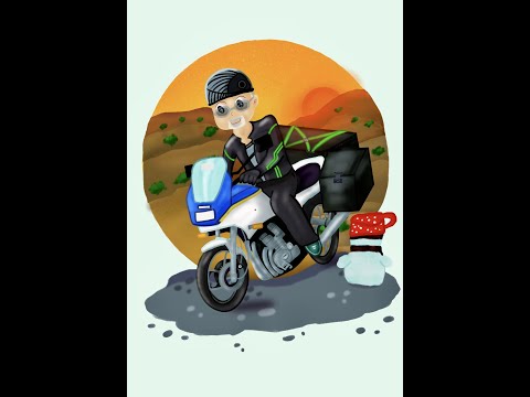 No.02 Los geht’s - Gotthard - Ancona,  Israel on my motorbike