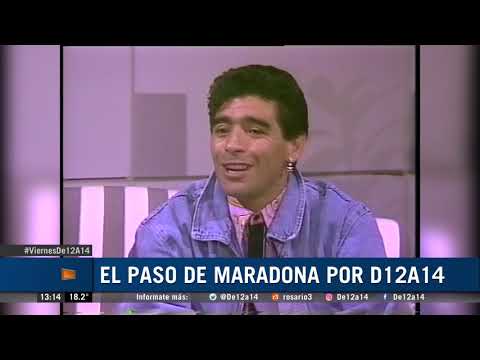 El día que Maradona estuvo en Canal 3