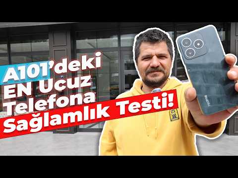 A101'deki En Ucuz ve Darbeye Dayanıklı Olduğu İddia Edilen Telefona Sağlamlık Testi Yaptık!