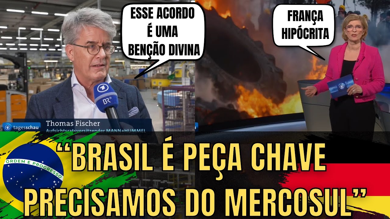 EMISSORAS ALEMÃS DEBATEM SOBRE O MERCOSUL #BRASIL