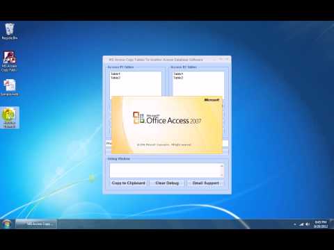 MS Access Copy Tables To Another Access Database Software