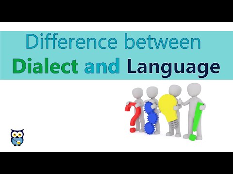 Difference between Dialect and Language