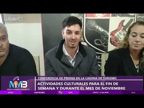 Actividades turisticas del fin de semana y Noviembre