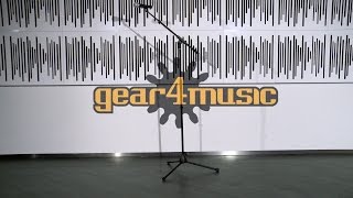 Video thumbnail for Telescopic Boom Arm Microphone Stand by Gear4music Guitars