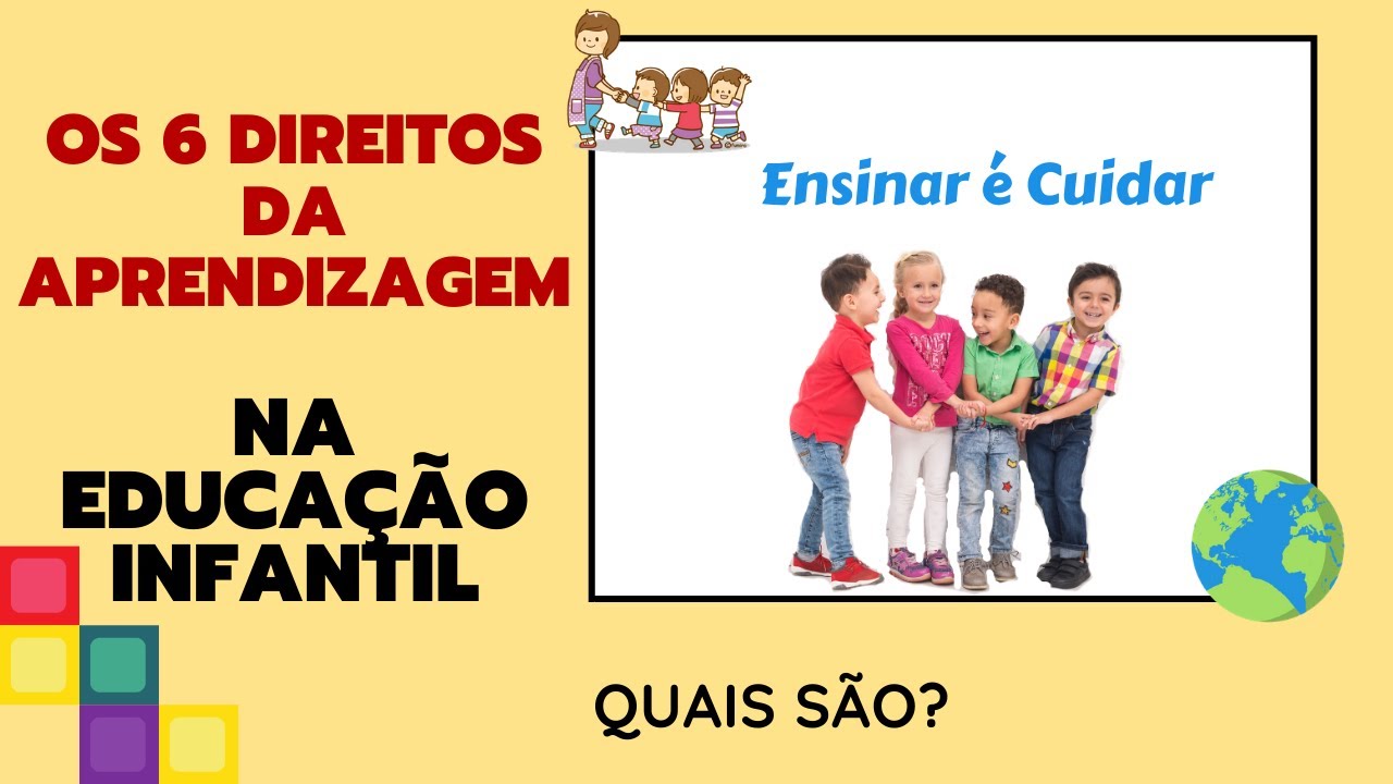 Os 6 direitos da Aprendizagem e Desenvolvimento na Educação Infantil-BNCC - [QUAIS SÃO?]