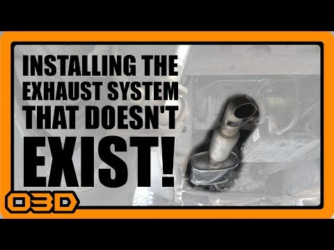 Installing the Exhaust System that Doesn't Exist - Dynomax Quiet Crawler - Before Axle Dump - JKU