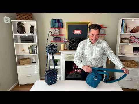 Lug RFID Crossbody with Charm Bar - Skeeter on QVC
