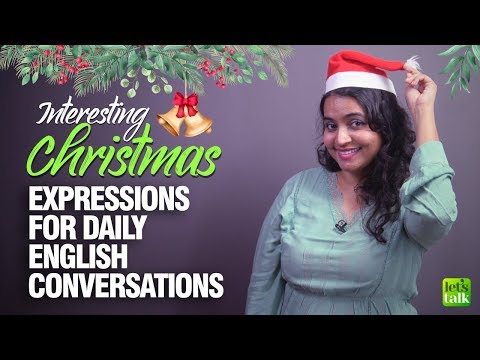 ESL Christmas English Lesson - Interesting Vocabulary & Expressions - English Conversation Practice
