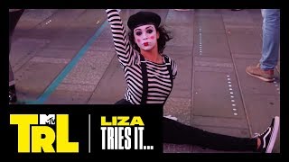 Liza Koshy Tries Miming in Times Square | TRL