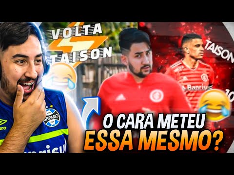 NOTAG REAGE A PARÓDIA FAKE DO VOLTA TAISON - PARÓDIA DA VOLTA DC! DOUGLAS COSTA!