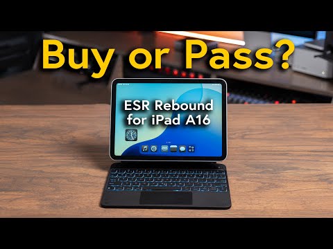 Overrated Keyboard for iPad A16?  ESR Rebound Case Review