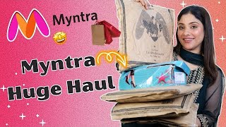 🛍️Myntra huge Haul 🌹|| Festive fits on sale😨 || Shystyles  haul