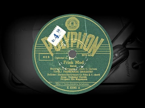 Frisk Mod, March - TIVOLI PROMENADE ORKESTER, Solister: Harmonikavirtuoserne Alex & Richard (1942)