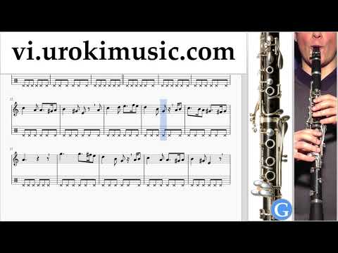 Tự Học Kèn Clarinet Greensleeves Nốt Nhạc Bài Hát Phần#2 um-b687