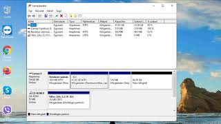 Winchester, adattároló particionálása Windows 10 alatt