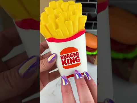 Fidgets that Look Like Burger King Food Satisfying Video ASMR! #shorts #fidgets #asmr