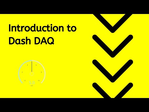 Introduction to Dash DAQ for manufacturing dashboards