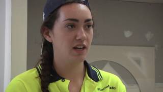 Female plasterer shares why she chose her trade