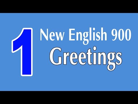Learning English Speaking Course New English Lesson 1 Greetings