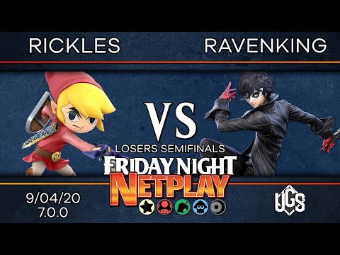 Friday Night Netplay #18 - Losers Semifinals - Rickles(Toon Link) Vs. Ravenking(Joker)