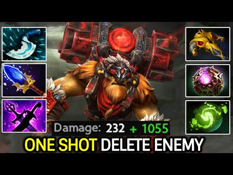 Earthshaker Solo Mid – Nonstop Stun with Scepter + OC Build Dota 2
