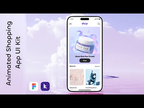 Create a Stunning Animated Shopping App UI in Kodular 2024 | Free aia file | UI Design Tutorial