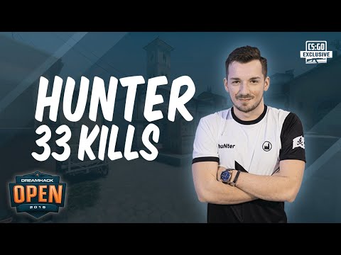 CS:GO POV - huNter 33 kills vs Windigo on Mirage @ DreamHack Open Tours 2019
