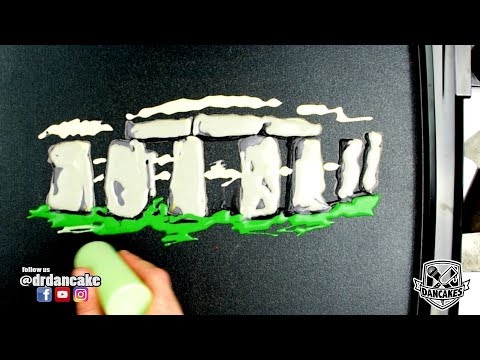 Stonehenge Pancake Art
